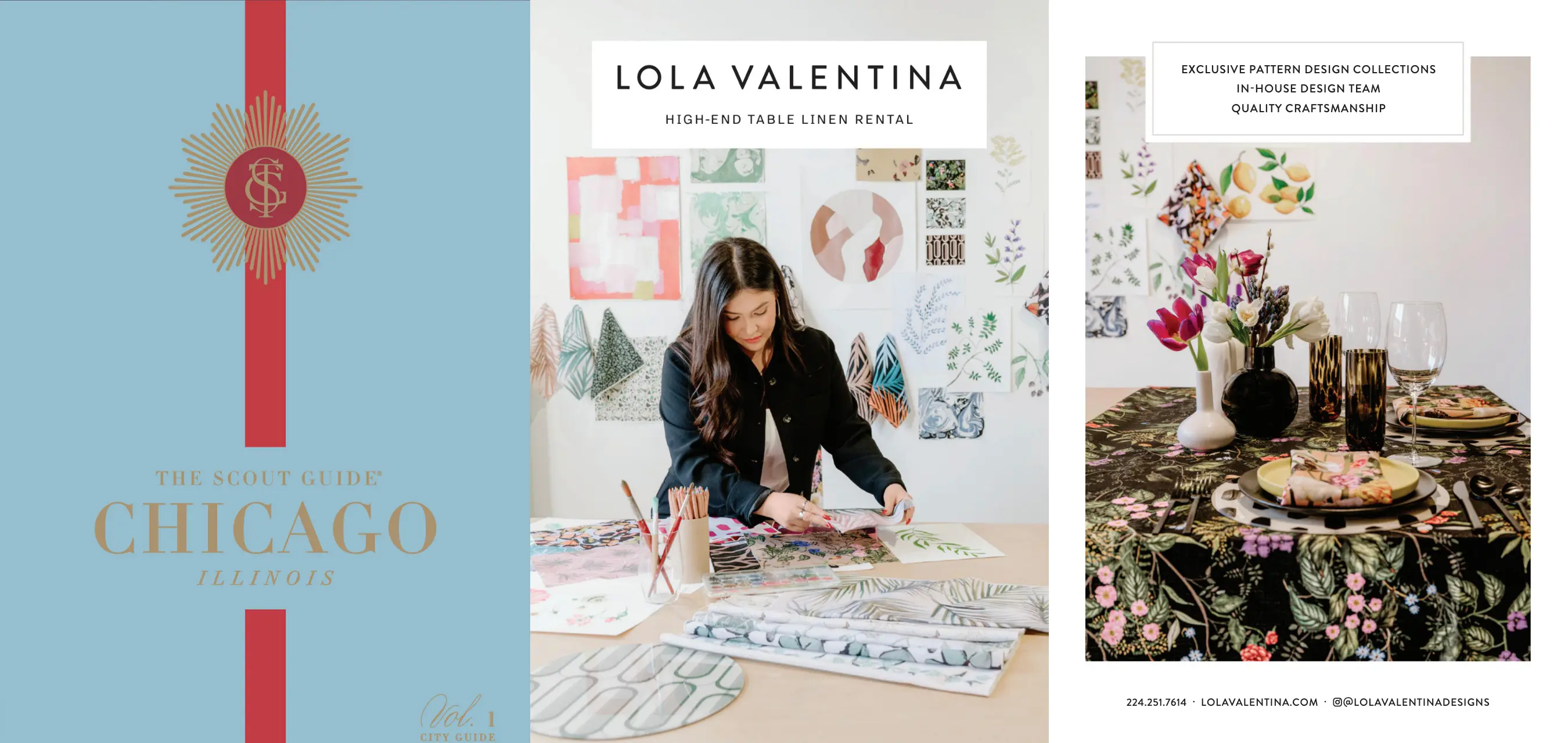 The Scout Guide Chicago, Illinois volume cover featuring Lola Valentina