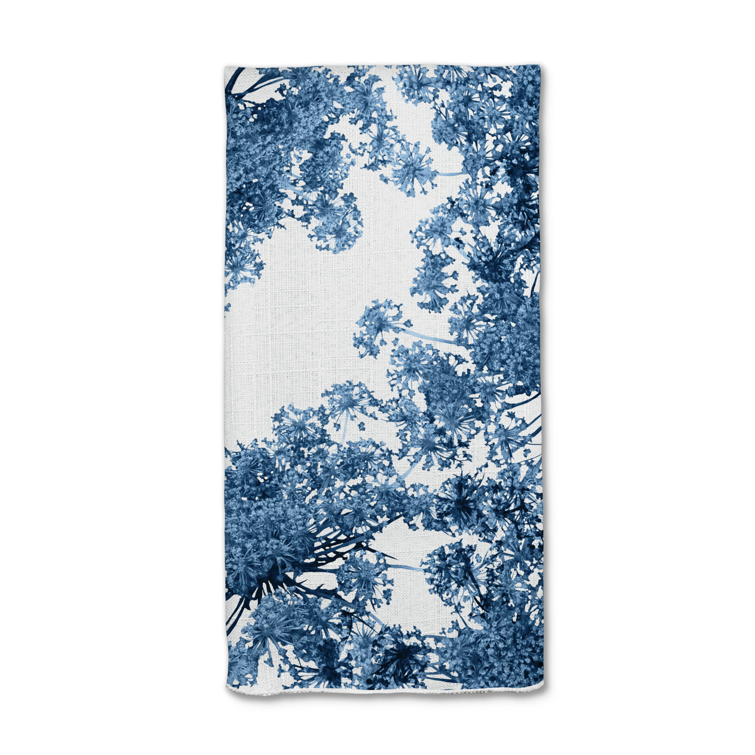 Floral - Annes Lace - Blue - Event Linen & Decor Rentals
