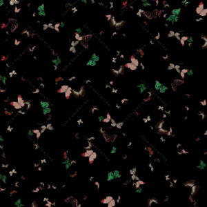 Black Butterflies Pattern 30x30 From Butterfly Collection- Lola Valentina High End Table Linen Rental
