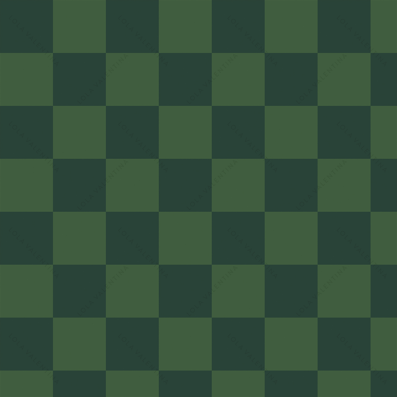 Green-Checkerboard-Squares-Pattern