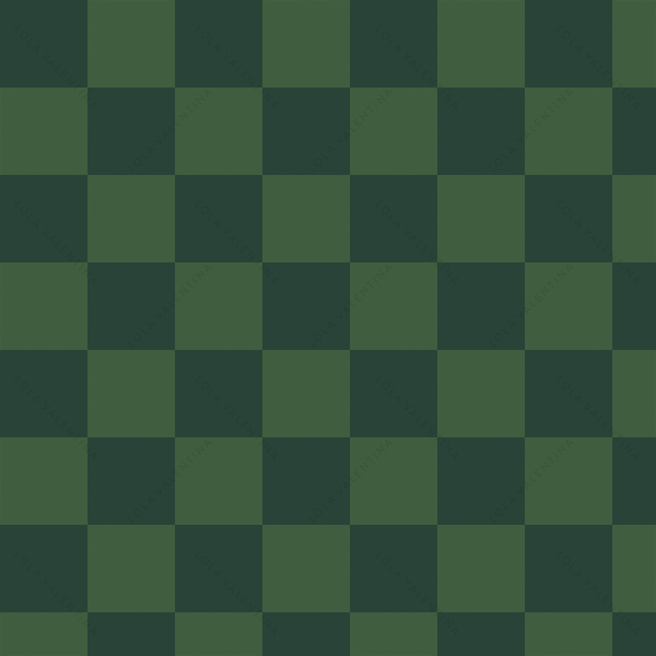 Green-Checkerboard-Squares-Pattern