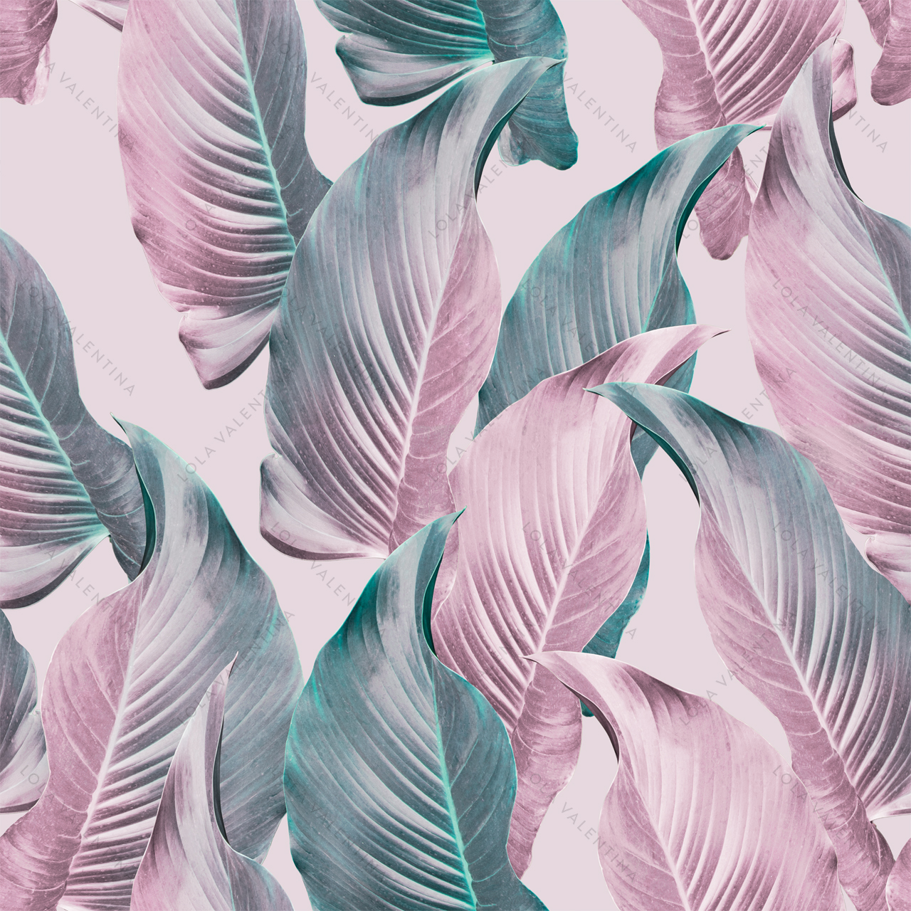 Pink-Teal-Havana-Pattern-30x30-From-Deco-Collection-Lola-Valentina-High-End-Linen-Rental