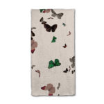 Cream Butterflies Napkin from Butterfly Collection- Lola Valentina High End Table Linen Rental