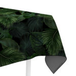 Hunter Green Botanical Table Runner from Amazonica Collection- Lola Valentina High End Table Linen Rental
