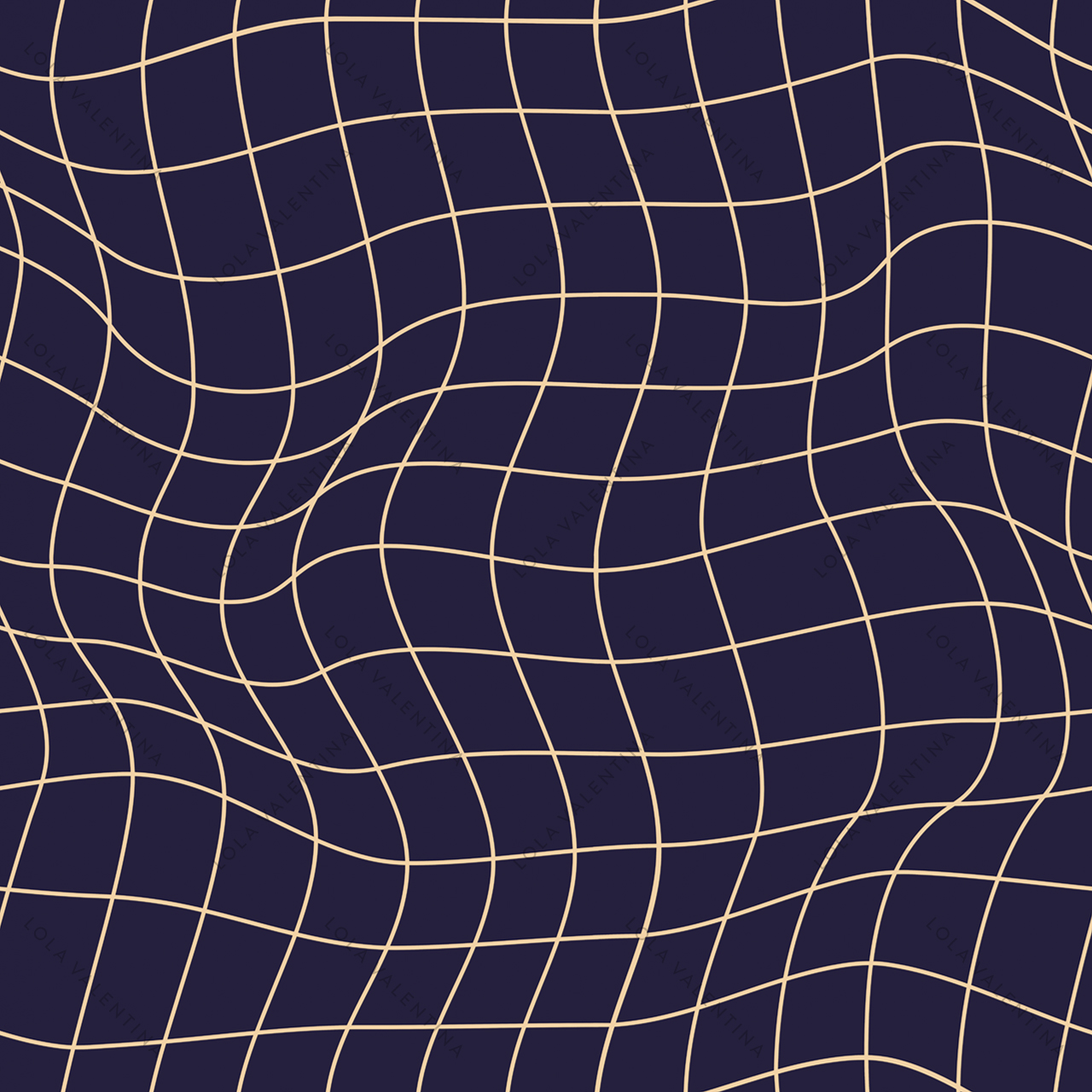 Blue-Buttercup-Grid-Pattern