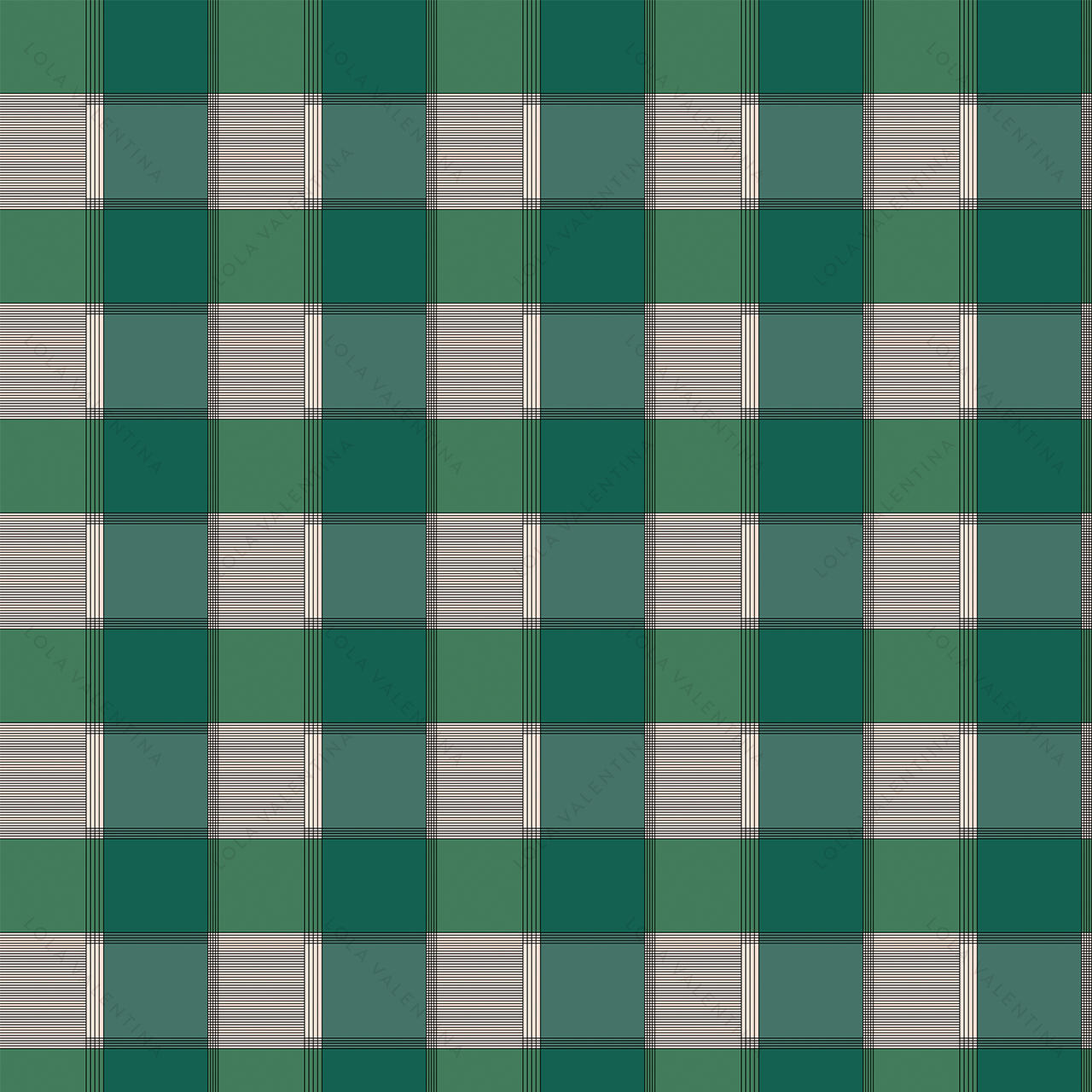 Buffalo Check in Kelly Fabric  Buffalo check fabric, Buffalo