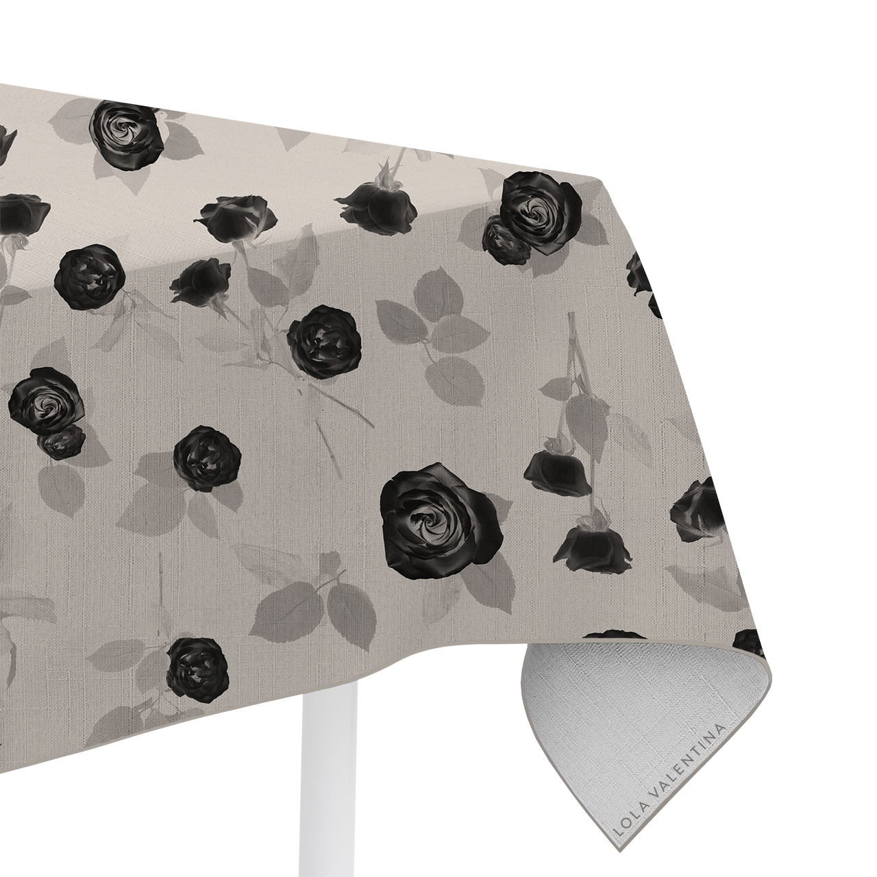 Rosa-Ivory-Black-Flowers-Tablecloth