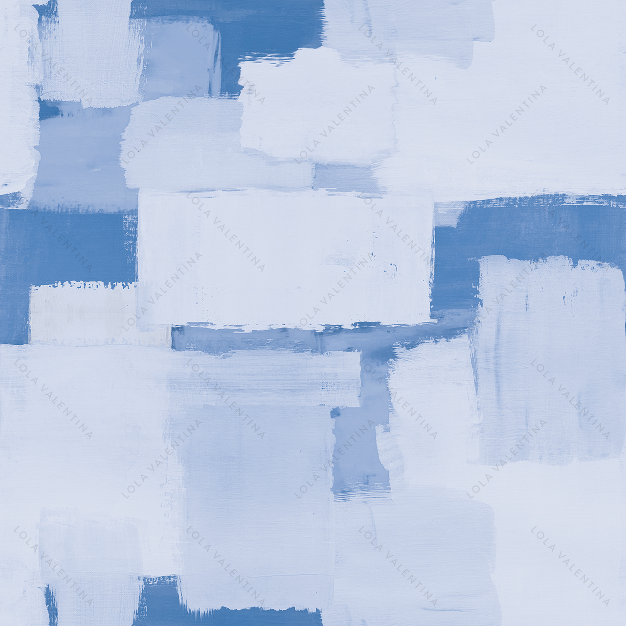 Light Blue Brushstrokes Pattern 30x30 From Abstract Collection- Lola Valentina High End Table Linen Rental