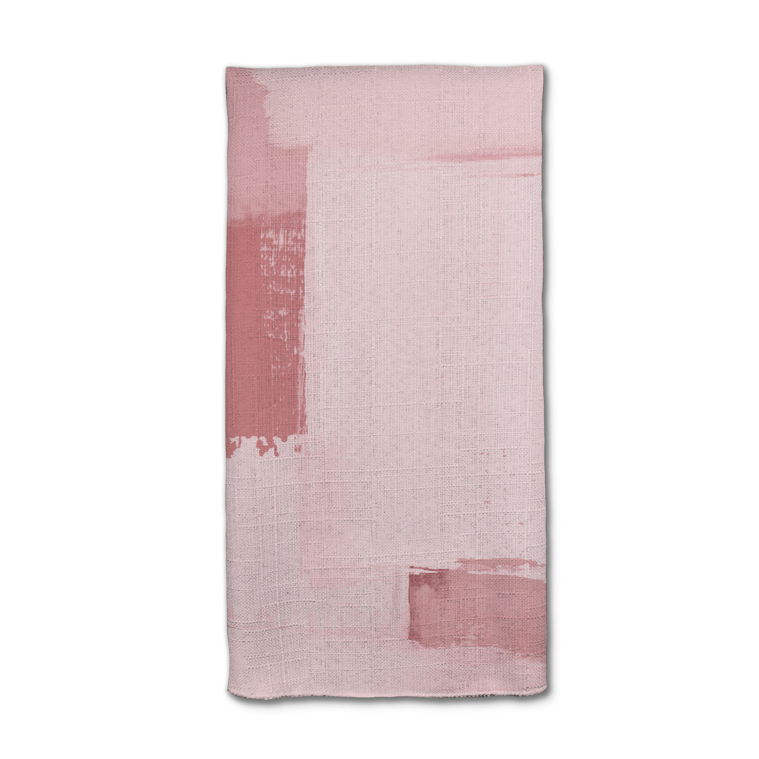 Light Pink Brushstrokes Napkin from Abstract Collection- Lola Valentina High End Table Linen Rental