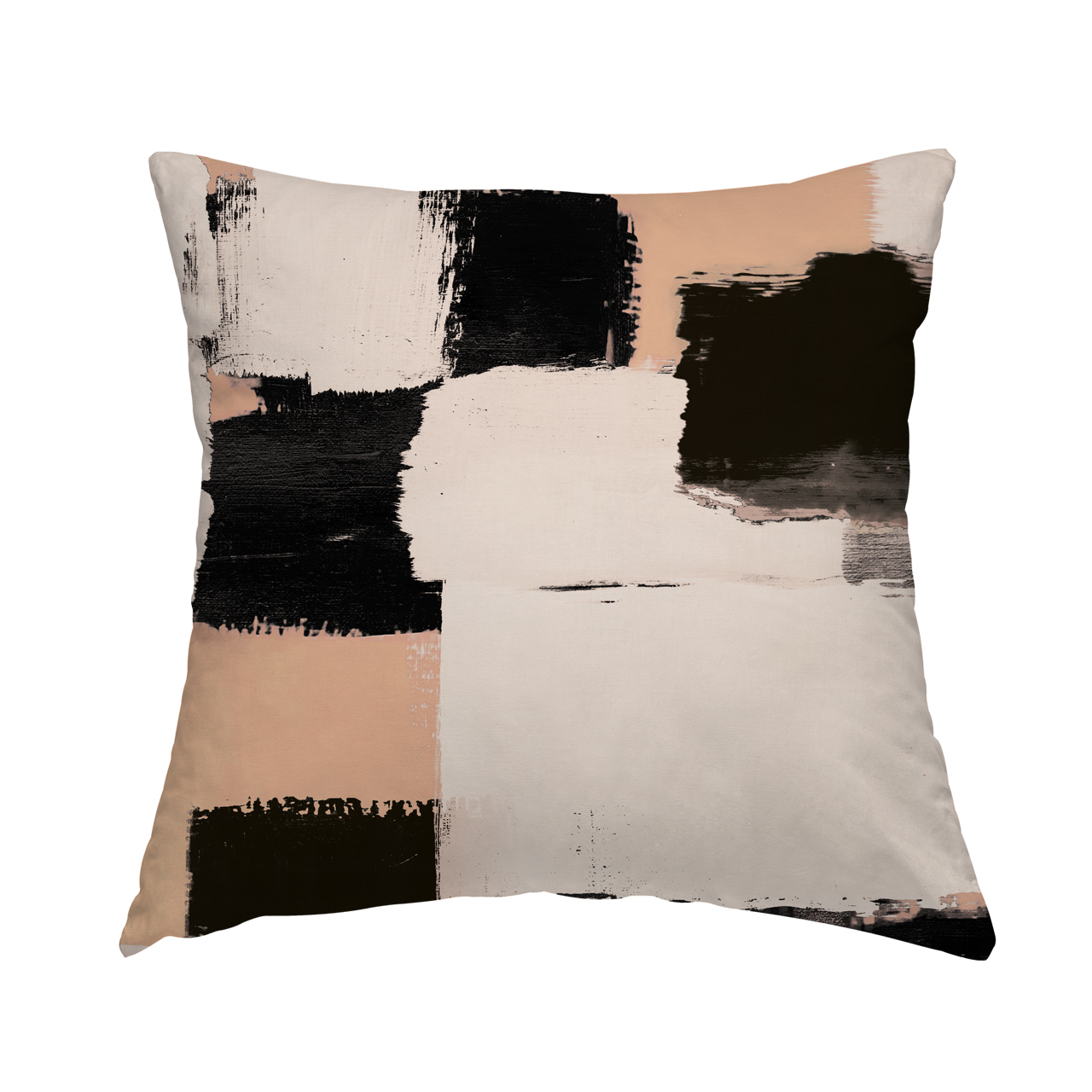 Nude Brushstrokes Pillow from Abstract Collection- Lola Valentina High End Table Linen Rental