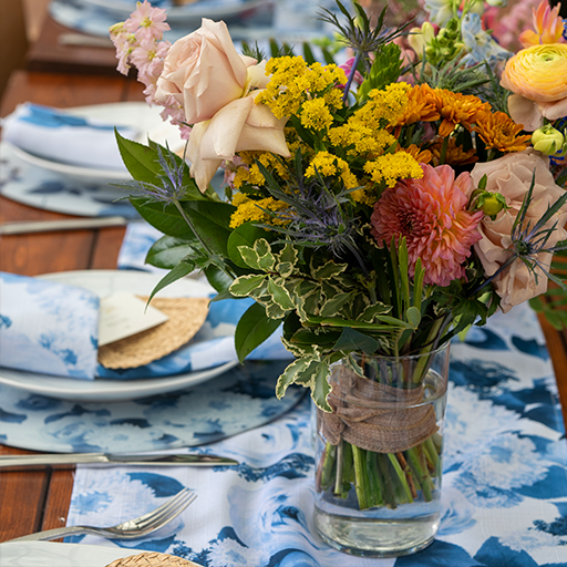 Blue-Floral-Table-Runner