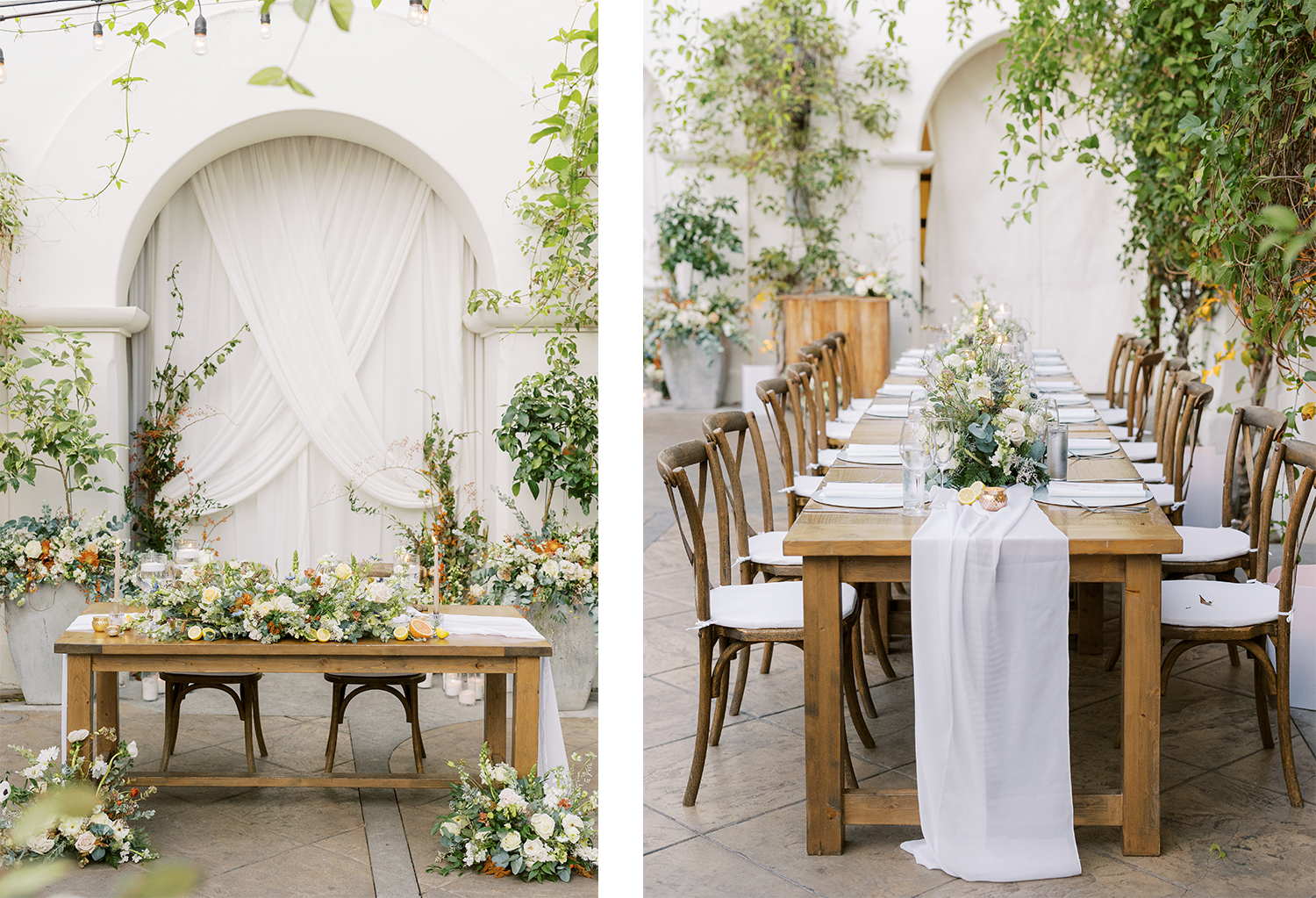 Elegant Garden Wedding Ceremony: Timeless Beauty Amidst Nature