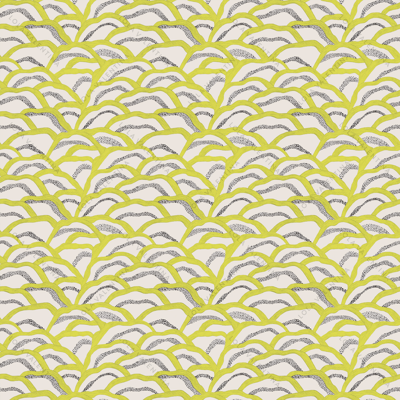 Yellow Nami Pattern