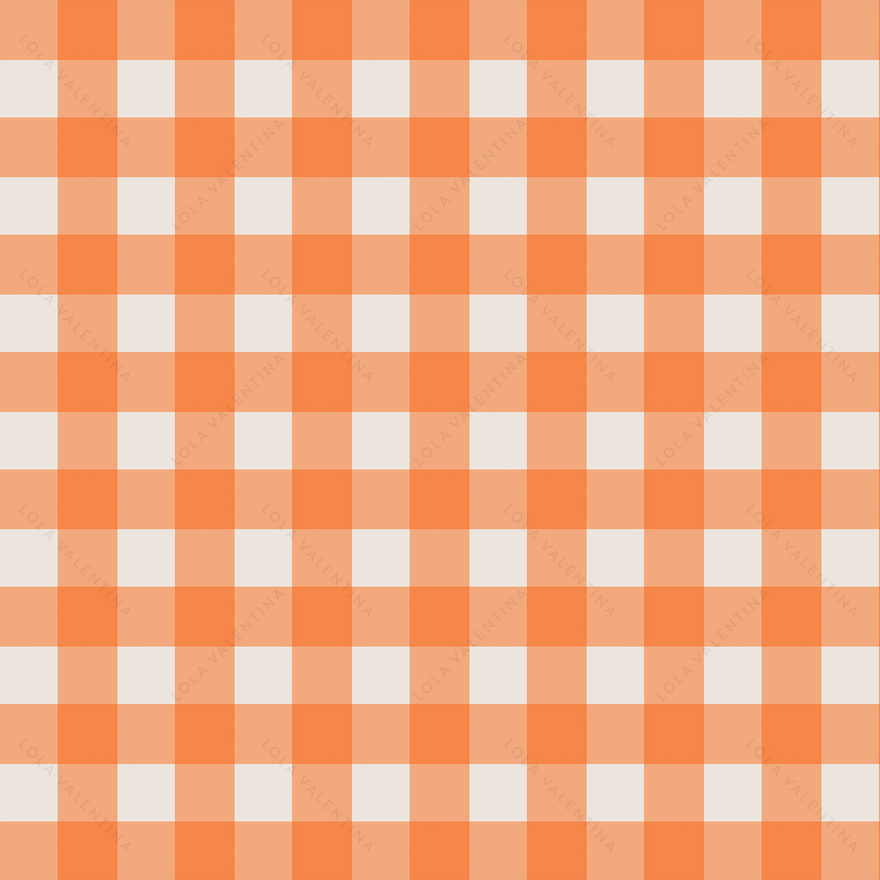 Dark-Orange-Gingham-Pattern