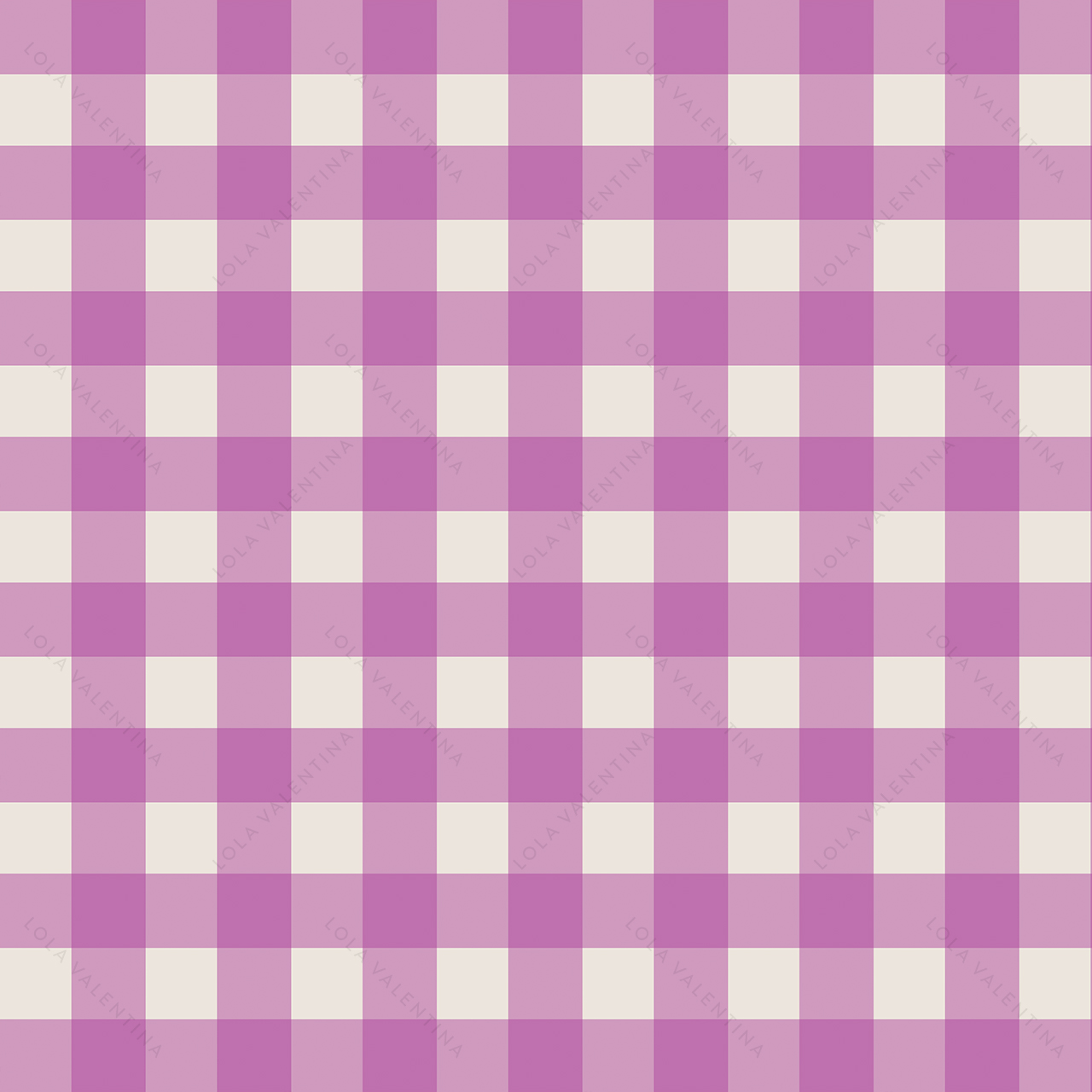 Purple Gingham Pattern