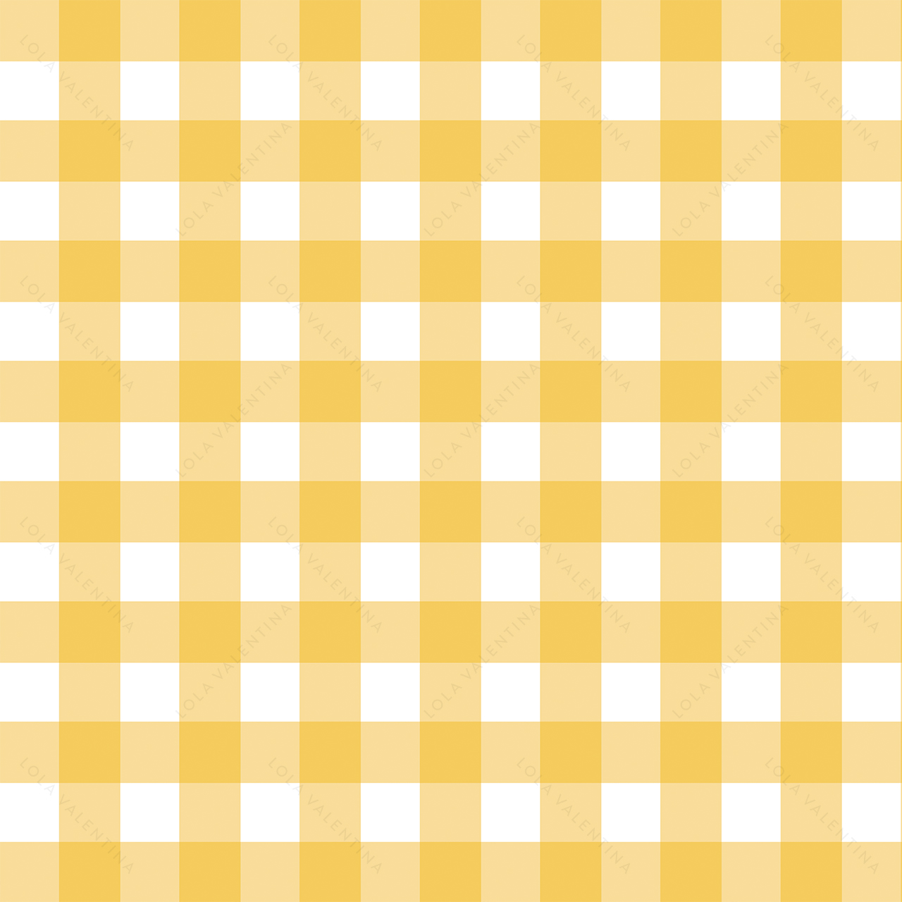 Yellow-Gingham-Pattern
