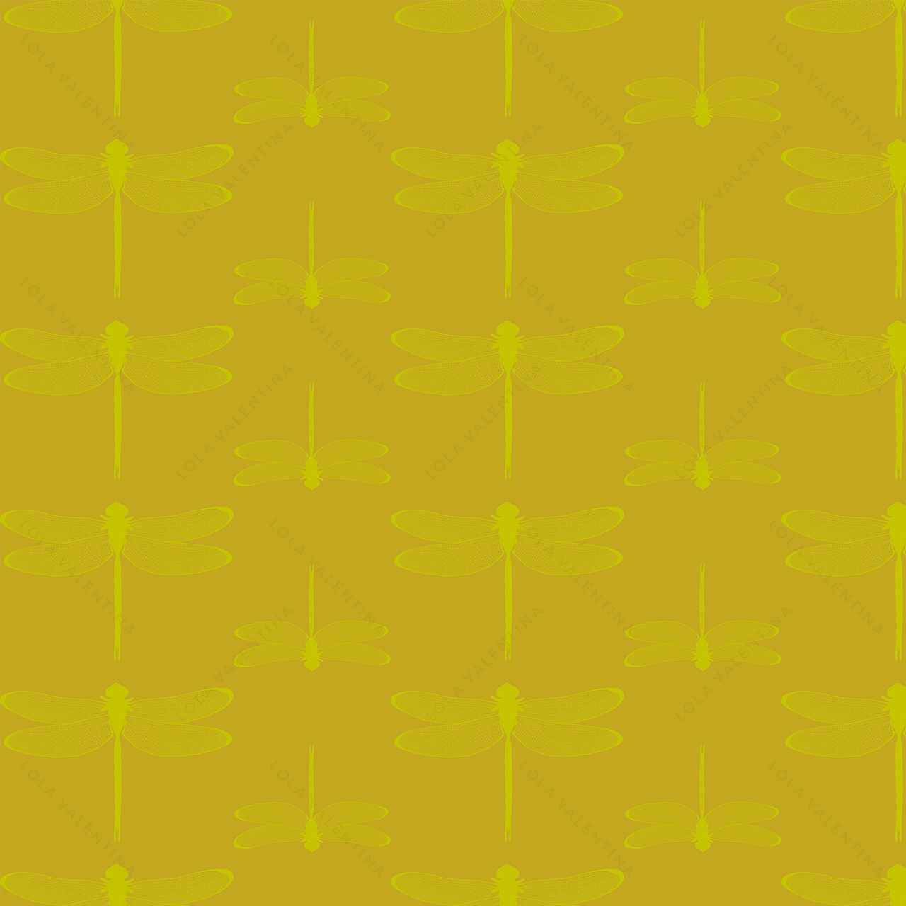 Bright-Yellow-Dragonfly-Pattern