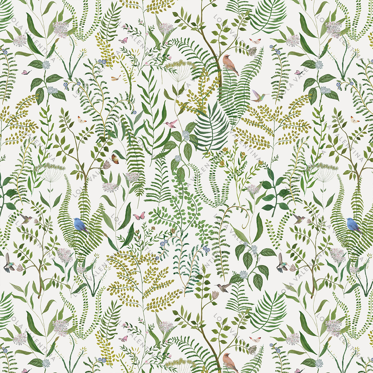 Green-Delights-Floral-Botanical-Pattern