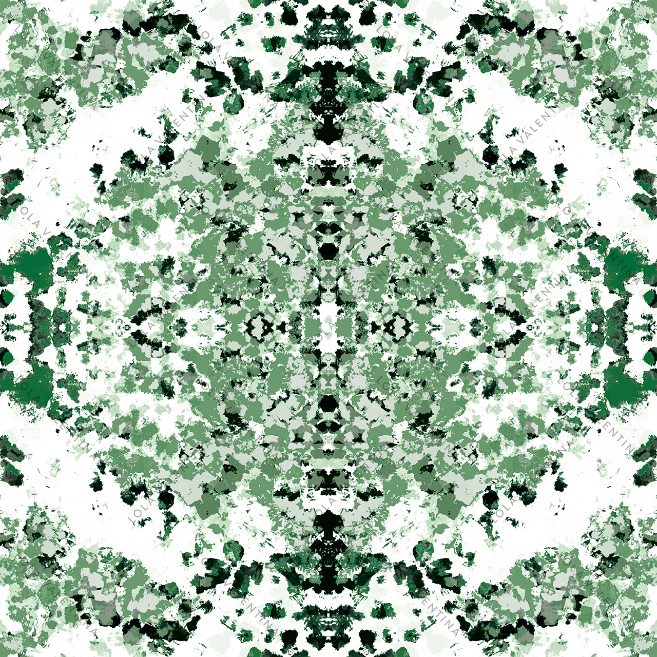 Green-Jaquard-Pattern