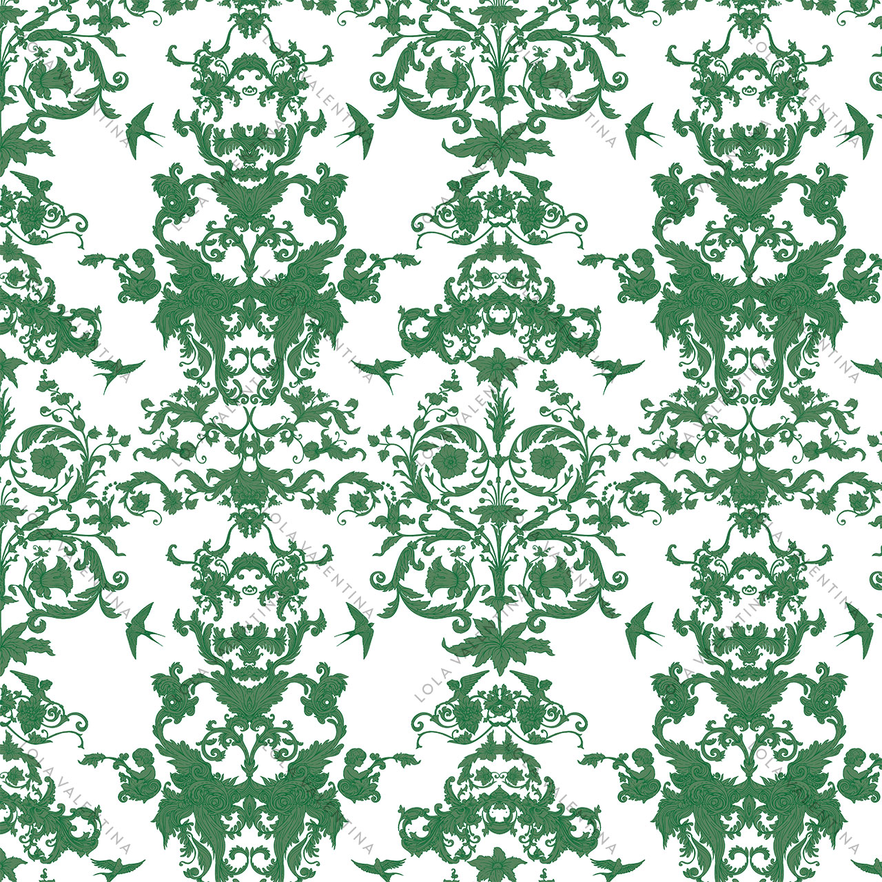 Green-Nouveau-Pattern