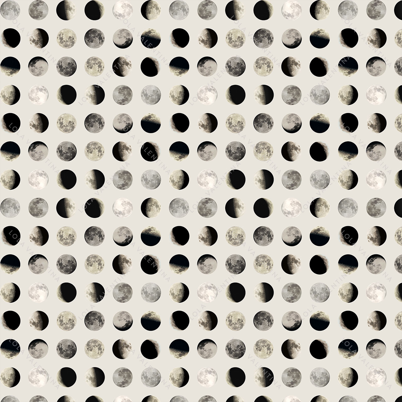 White-Black-Luna-Moons-Celestial-Space-Cosmos-Pattern