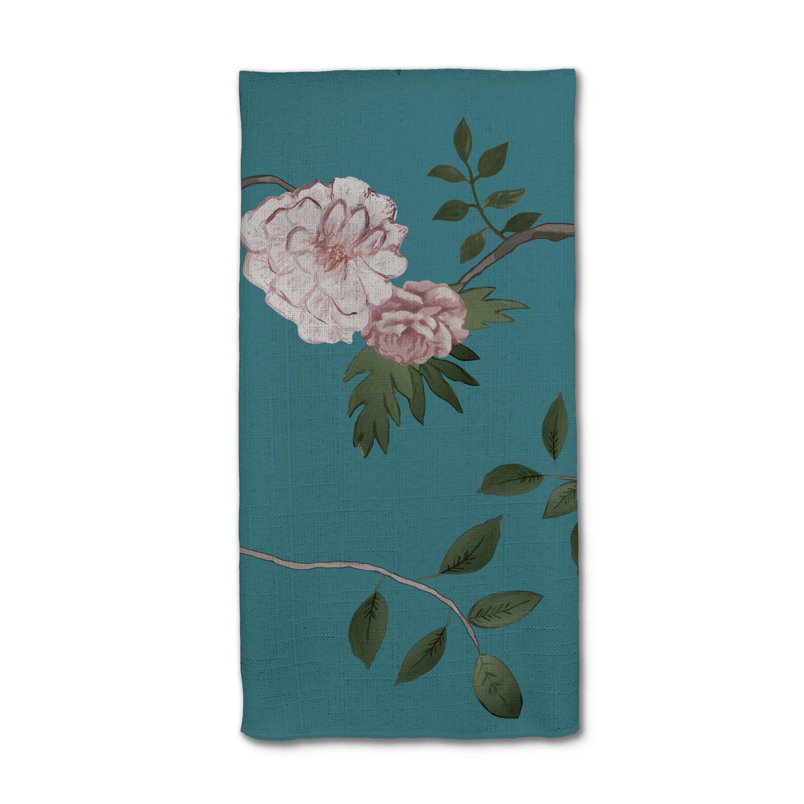 Floral - Teal - Flor - Garden - Event Linen & Decor Rentals