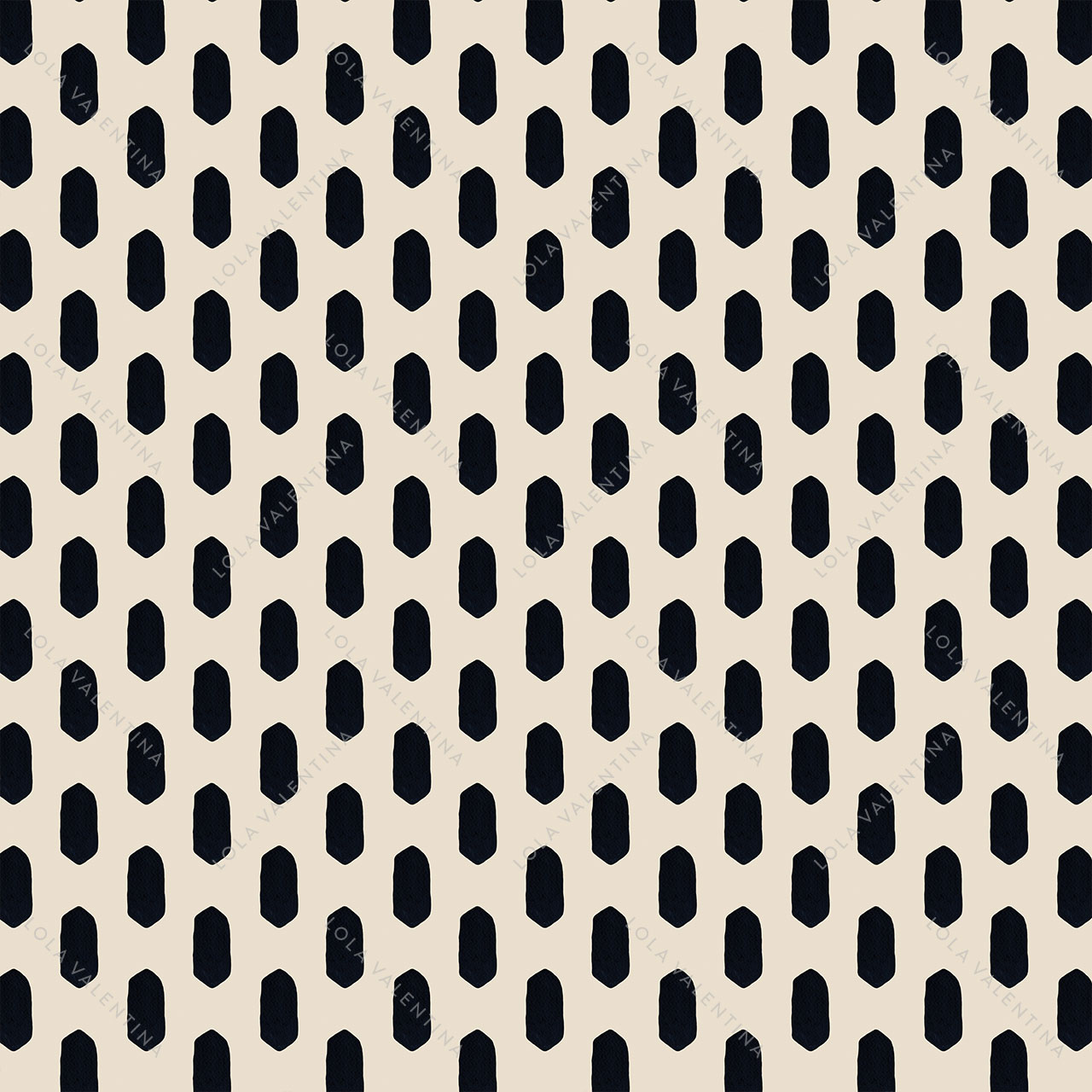 Black-Ivory-Abstract-Oval-Shapes-Pattern