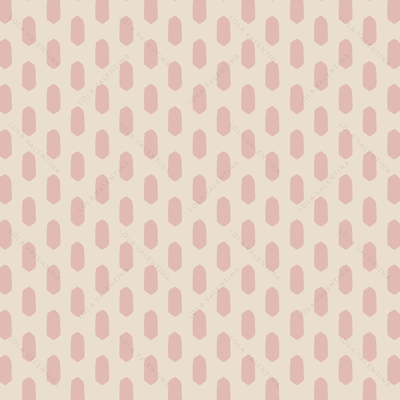 Pink-Ivory-Abstract-Oval-Shapes-Pattern