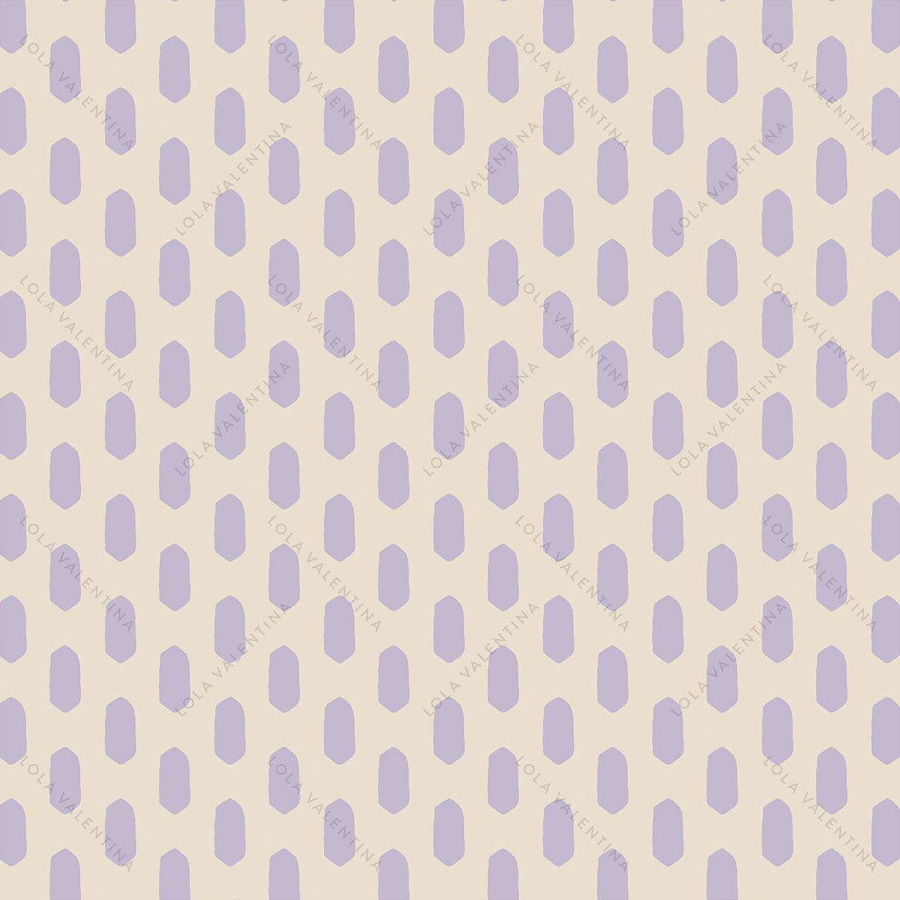 Orchid-Bloom-Violet-Purple-Ivory-Abstract-Oval-Shapes-Pattern