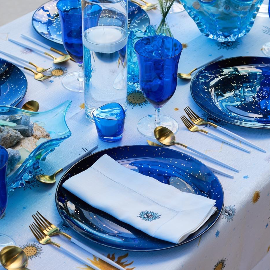 Celestial Blue Table Linen Napkins