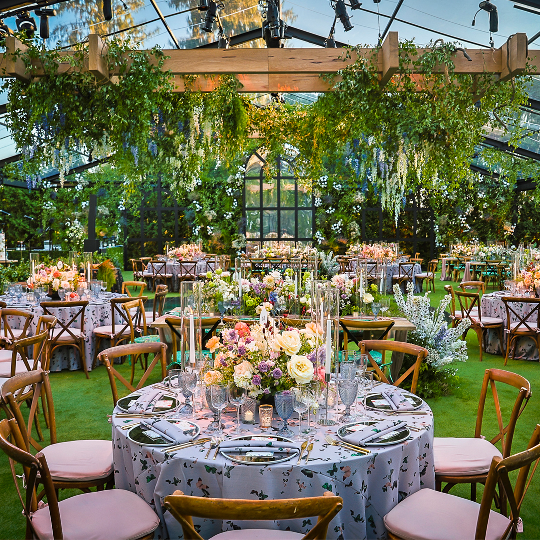 Garden Butterfly Pink Green Tabletop Decor