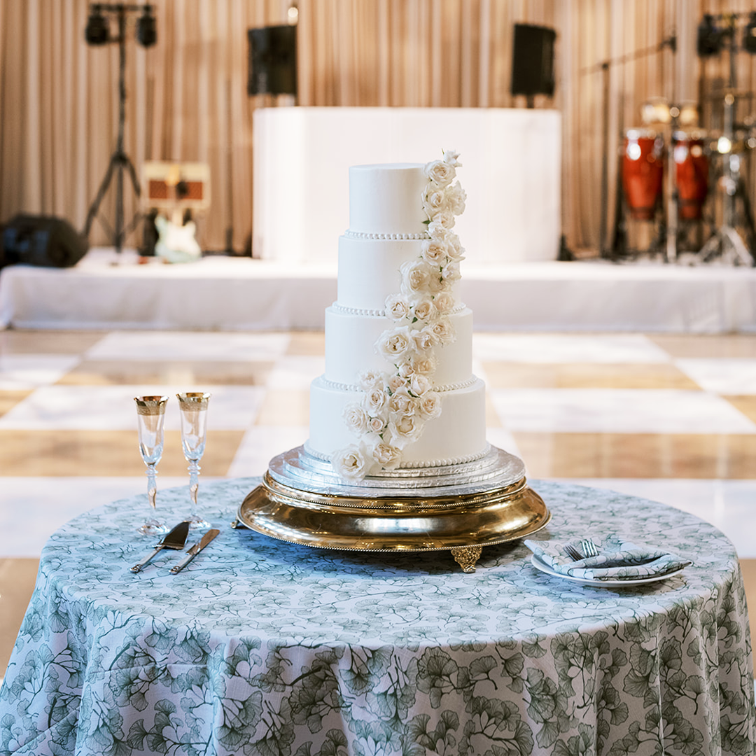 elegant green ginkgo table linen tablecloth