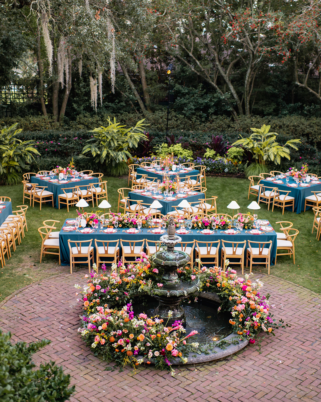 spring outdoor wedding event