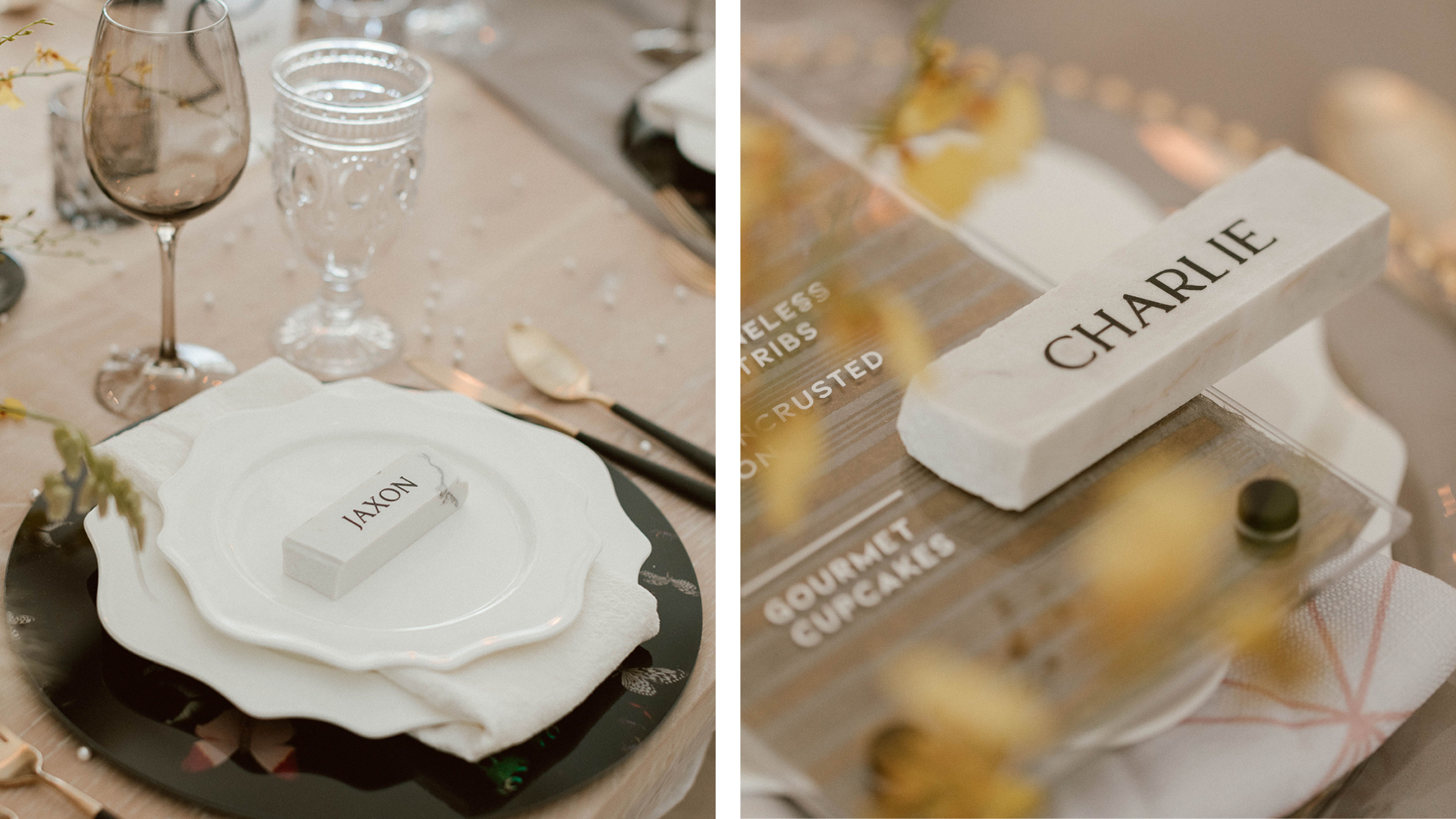 bohemian modern wedding theme