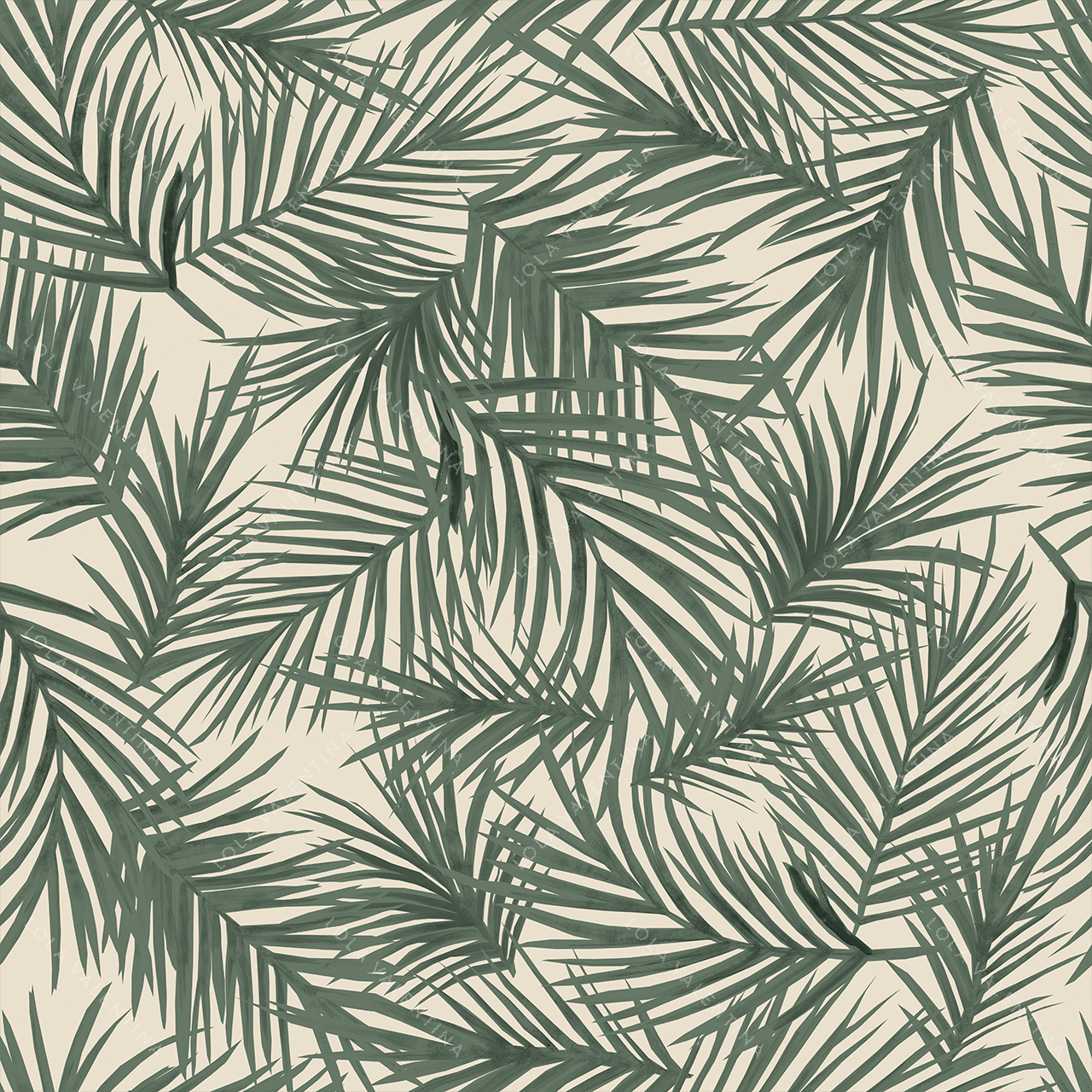 Malachite-Tropicana-Pattern-30x30-From-Deco-Collection-Lola-Valentina-High-End-Linen-Rental