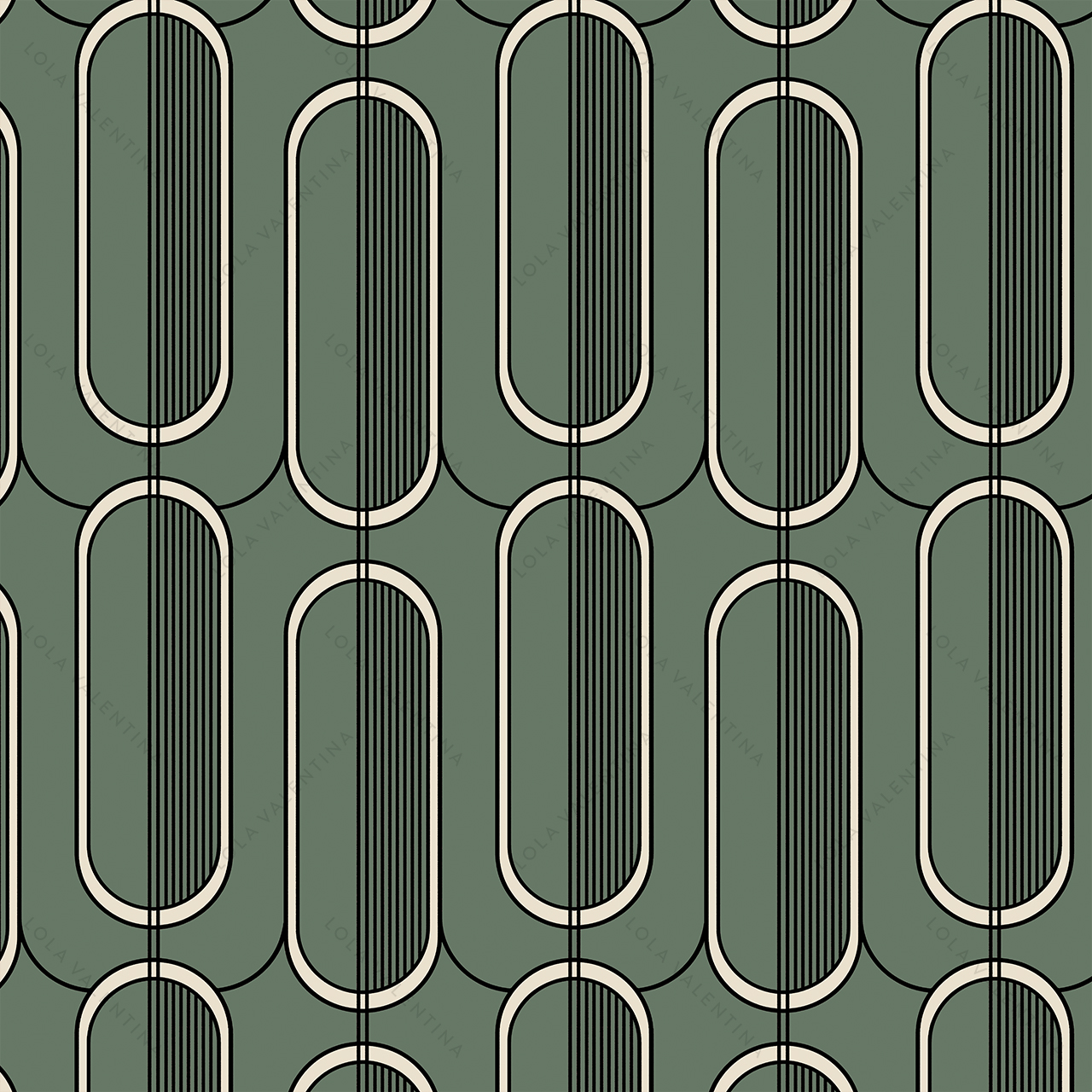 Malachite-Ivory-Condesa-Pattern-30x30-From-Deco-Collection-Lola-Valentina-High-End-Linen-Rental
