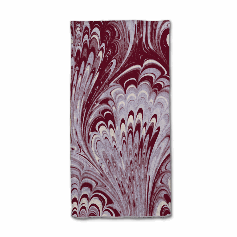 Maroon Orchid Bloom Ebru in Product Type: 