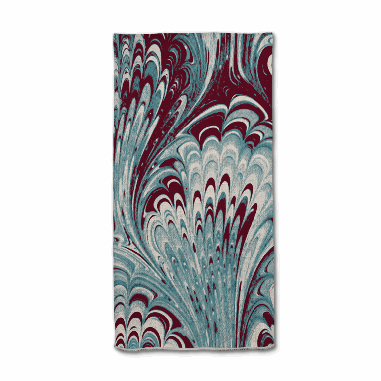 Maroon Teal Ebru in Product Type: 